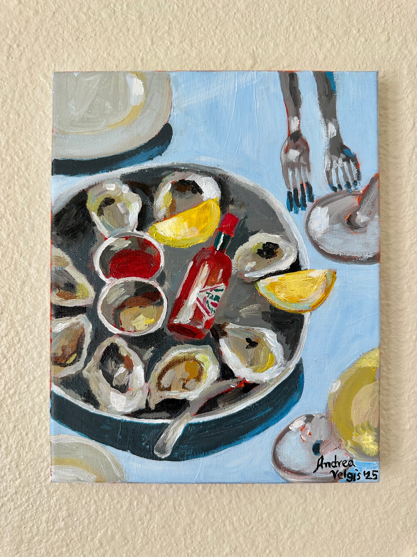 Oysters and White Wine - Original